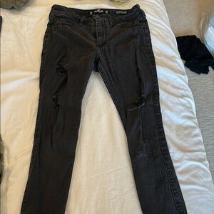 Hollister Black Skinny Jeans Stretchy Versatile